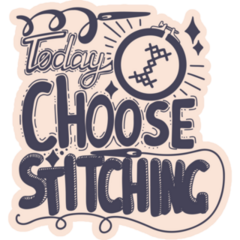 Choose Stitching Sticker