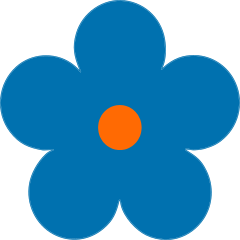 Choose Your Own Colors Printed Daisy Flower Magnet