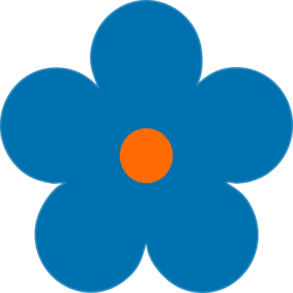 Choose Your Own Colors Printed Daisy Flower Sticker