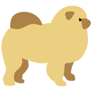 Chow Chow Comic Sticker