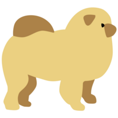 Chow Chow Comic Sticker