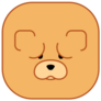 Chow Chow Cube Face Sticker