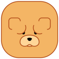 Chow Chow Cube Face Sticker