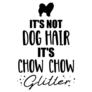 Chow Chow Glitter Sticker