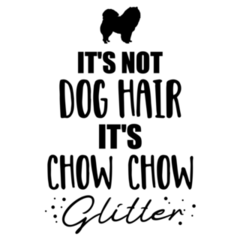 Chow Chow Glitter Sticker