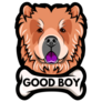 Chow Chow Good Boy Sticker