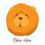 Chow-chow Icon Sticker