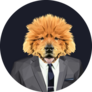 Chow Chow In Suit Sticker