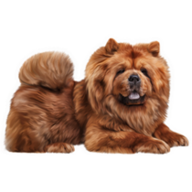 Chow Chow Laying Down Sticker