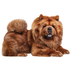 Chow Chow Laying Down Sticker