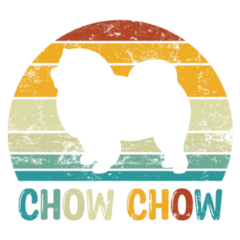 Chow Chow Retro Sticker