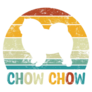 Chow Chow Retro Sticker