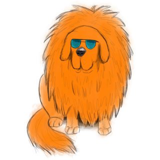 Chow Chow Sunglasses Sticker