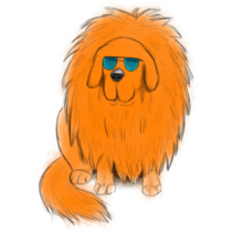 Chow Chow Sunglasses Sticker