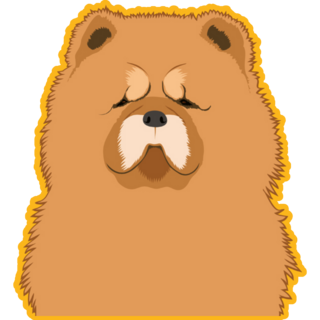 Chow Chow, Yellow Sticker
