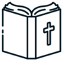 Christian And Catholic Bible Symbol Sticker