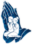 Christian Boy And Girl In Prayer Sticker