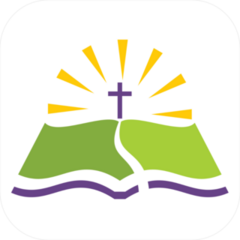 Christian Cross In Bible Sticker