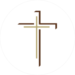 Christian Cross Logo Sticker