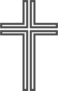 Christian Cross Sticker