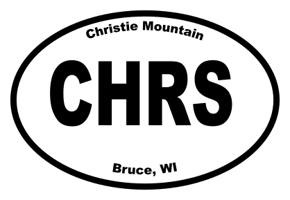 Christie Mountain Oval Sticker