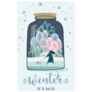 Christmas And Happy New Year Retro Winter Sticker 