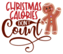 Christmas Calories Dont Count sticker