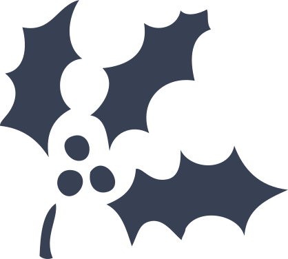 Christmas Holly Sticker