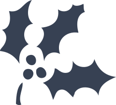 Christmas Holly Sticker