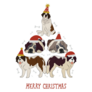 Christmas Tree Bernard Sticker