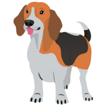 Chubby Beagle Sticker