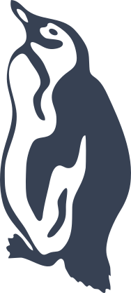 Chubby Penguin Sticker