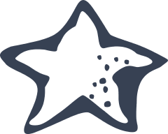 Chubby Starfish Sticker