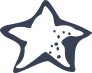 Chubby Starfish Sticker