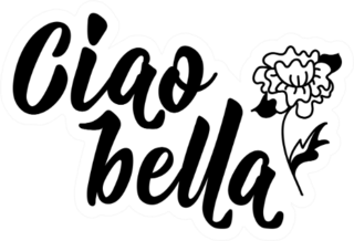 Ciao Bella Flower Sticker