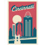 Cincinnati Ohio Skyline Sticker