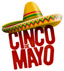 Cinco De Mayo Holiday Sticker