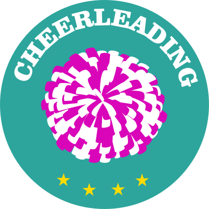 Circle Cheerleading Sticker