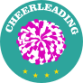 Circle Cheerleading Sticker