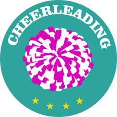 Circle Cheerleading Sticker