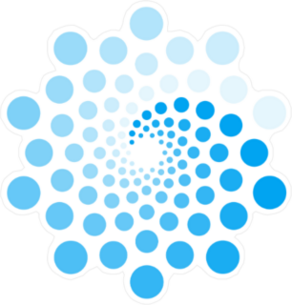 Circle Design Abstract Wave Sticker