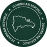 Circle Dominican Republic Sticker