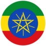 Circle Ethiopia National Sticker