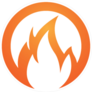 Circle Flames Sticker
