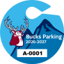 Circle Mountains School Hang Tag Parking Permit
