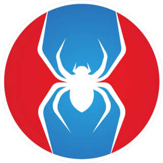 Circle Spider Logo Sticker