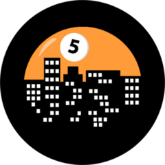 City Billiards Logo Sticker