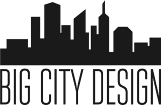 City Icon Big City Design Illustration Sticker