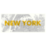 City Map New York Sticker