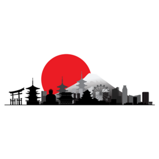 City Of Japan,  Art And Culture Sticker